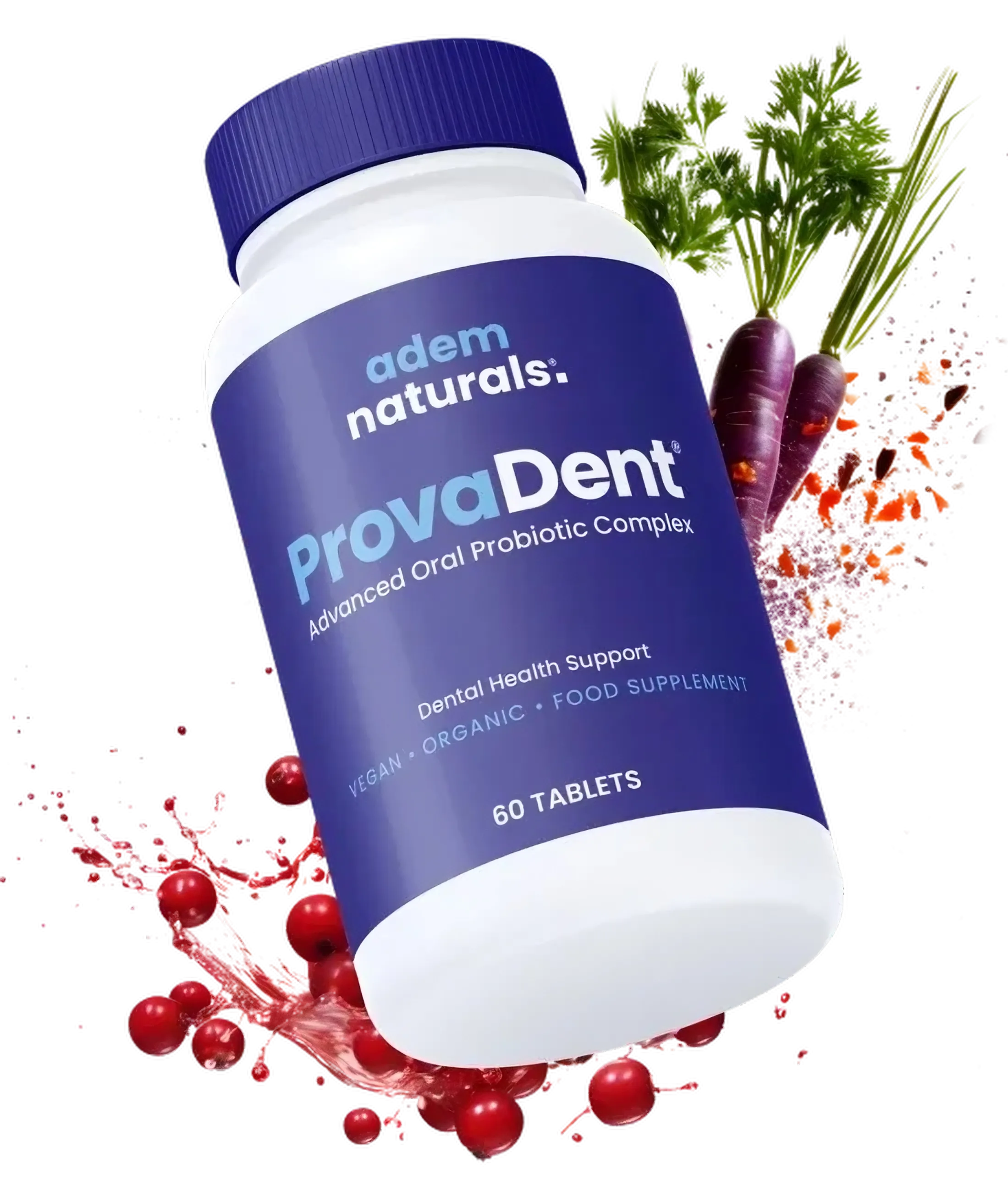 ProvaDent™ is a natural probiotic oral supplement that strengthens teeth, supports gum health, and keeps your breath fresh all day long.